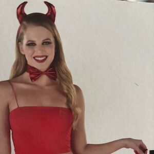 Party City Red Choker Necklace